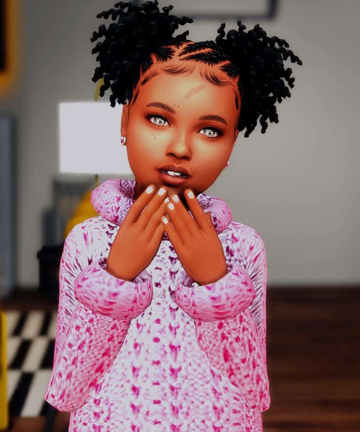 sims 4 braids and curls