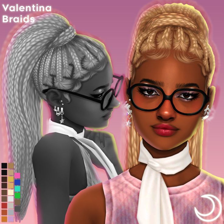 sims 4 braids