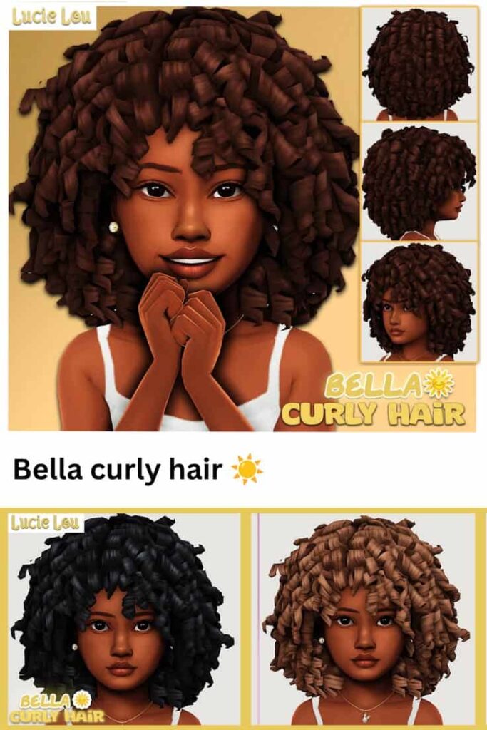 sims 4 child curly hair
