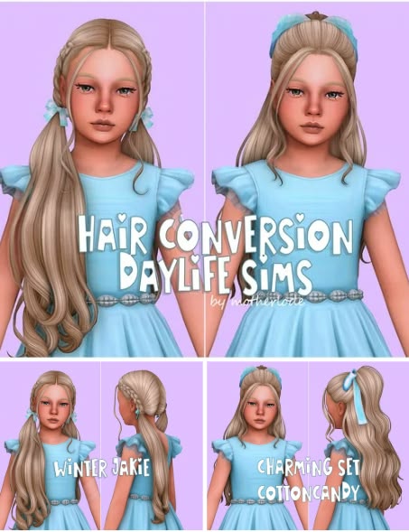 sims 4 child hair cc conversions