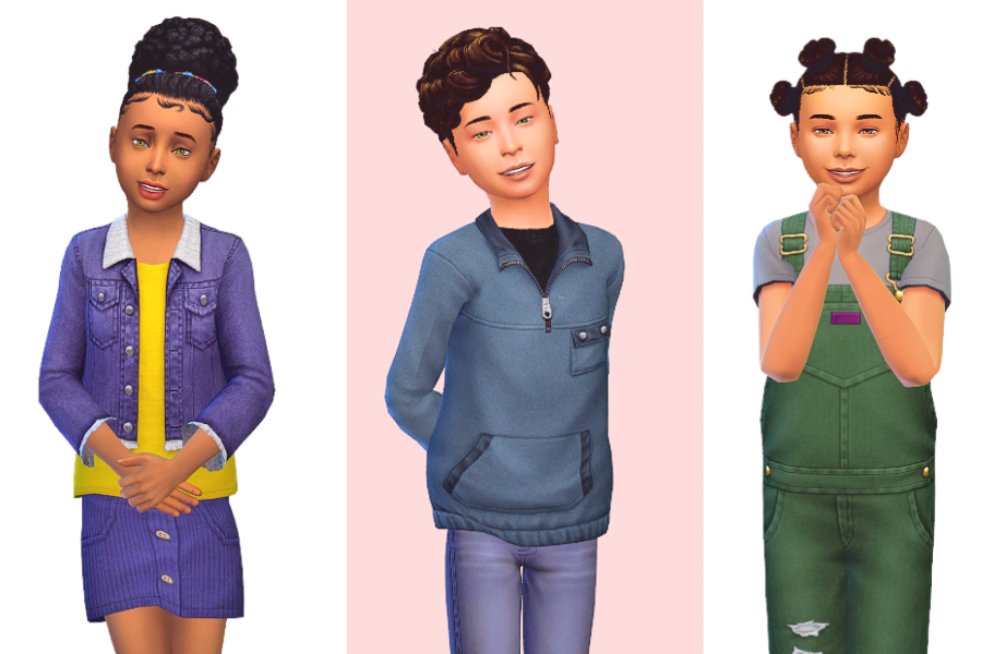 The Ultimate List Of Sims 4 Child Hair CC To Keep Your Sim kids looking Fashionable (Sims 4 Kid Hair)