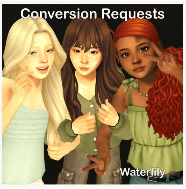 sims 4 child hair conversion