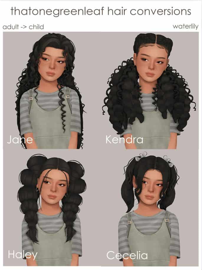 sims 4 child hair conversion pack
