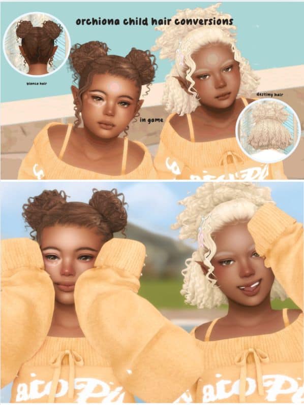 sims 4 child hairstyles