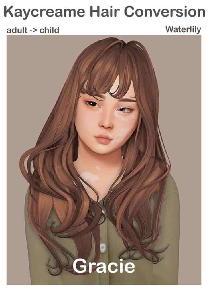 sims 4 child long hair cc