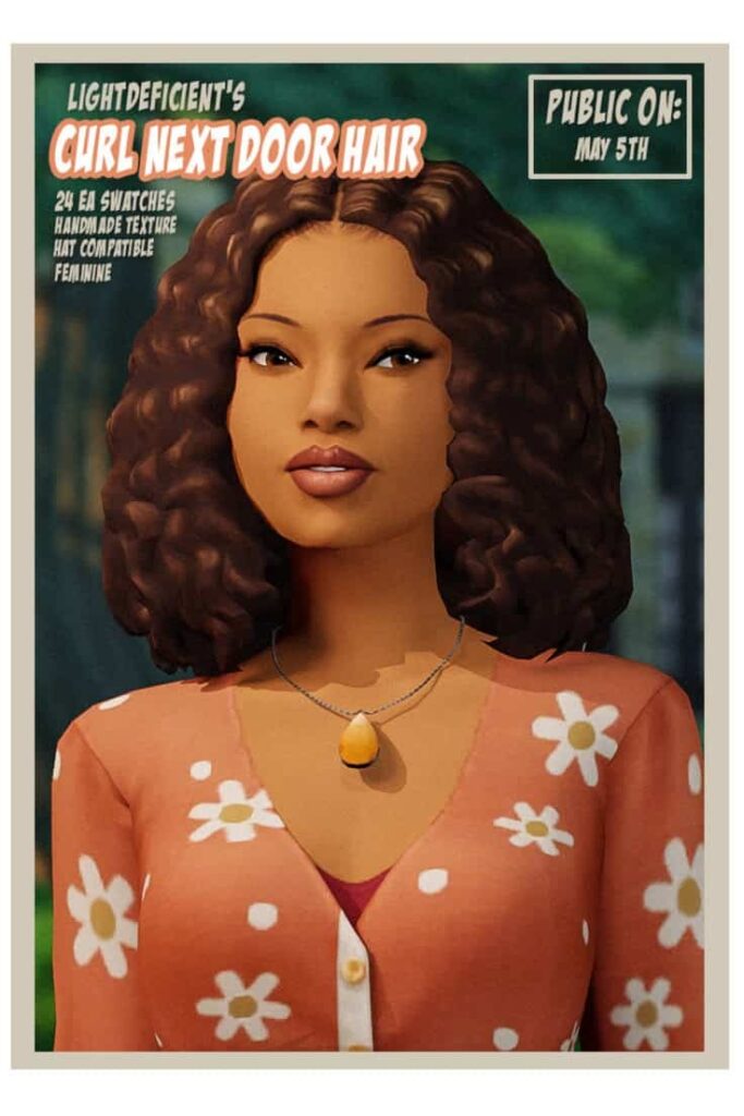 sims 4 curly hair texture