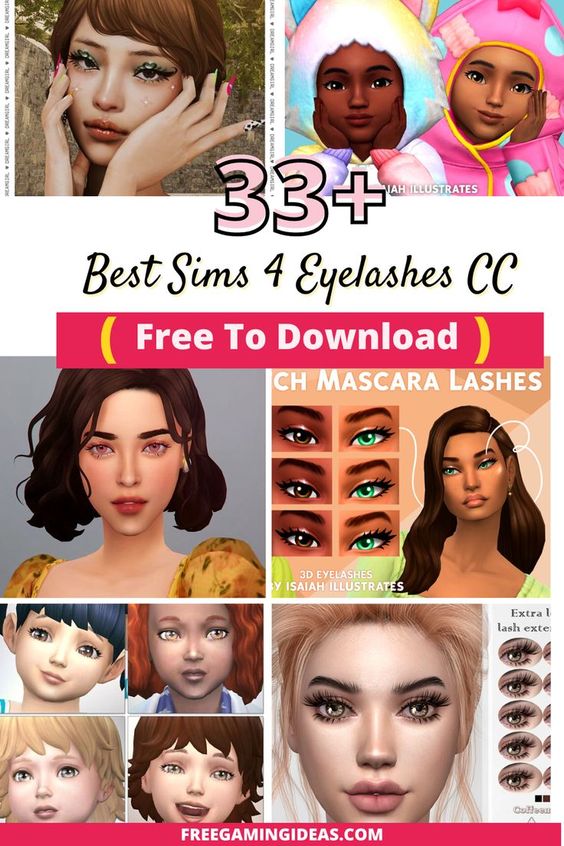 sims 4 eyelashes cc