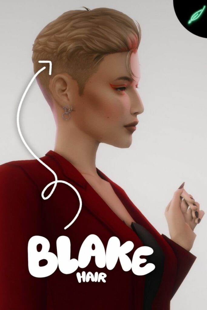 sims 4 female short hair cc