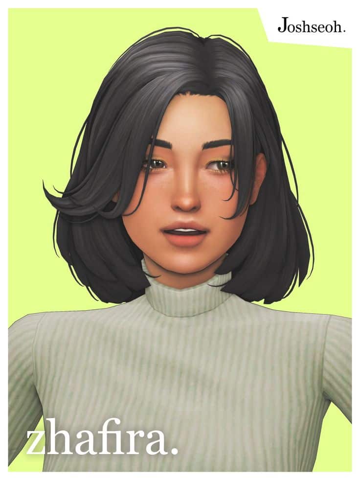 sims 4 short bob hair cc