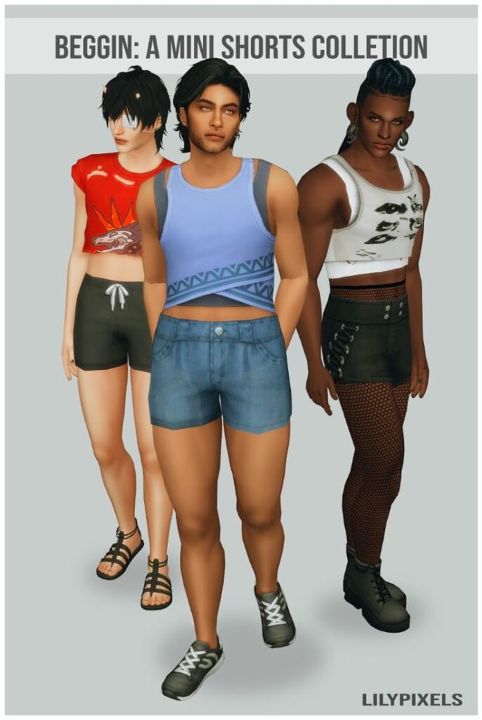 sims 4 shorts cc collection