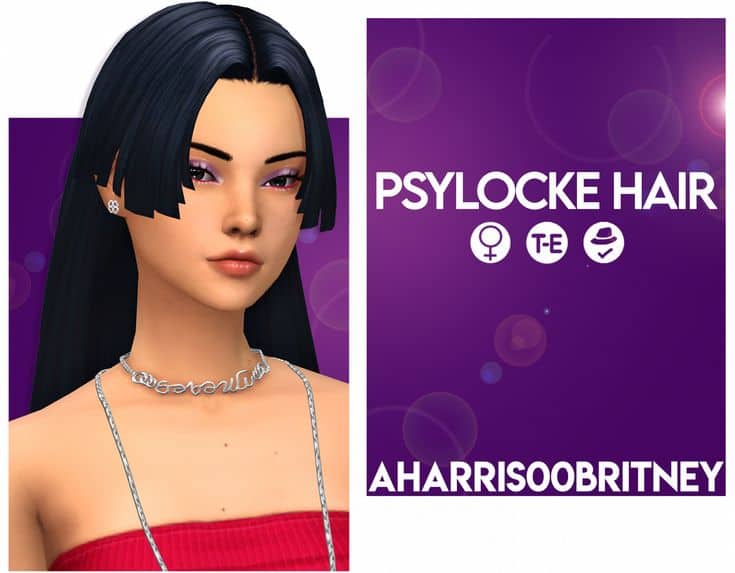 sims 4 straight hair cc