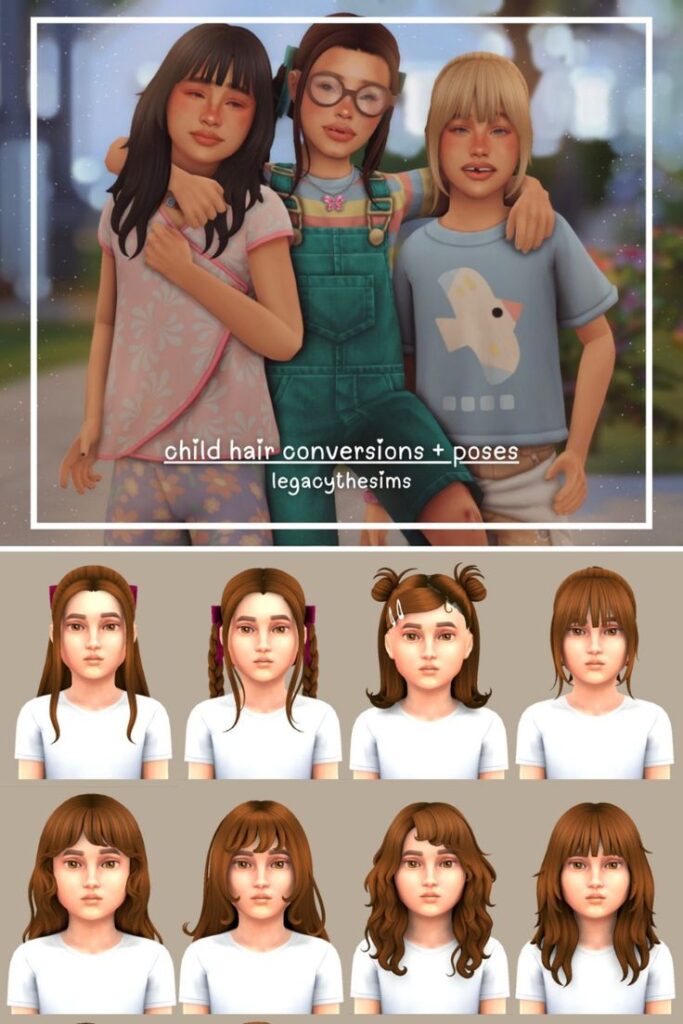 the best sims 4 child hair