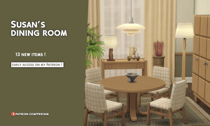 best sims 4 dining room