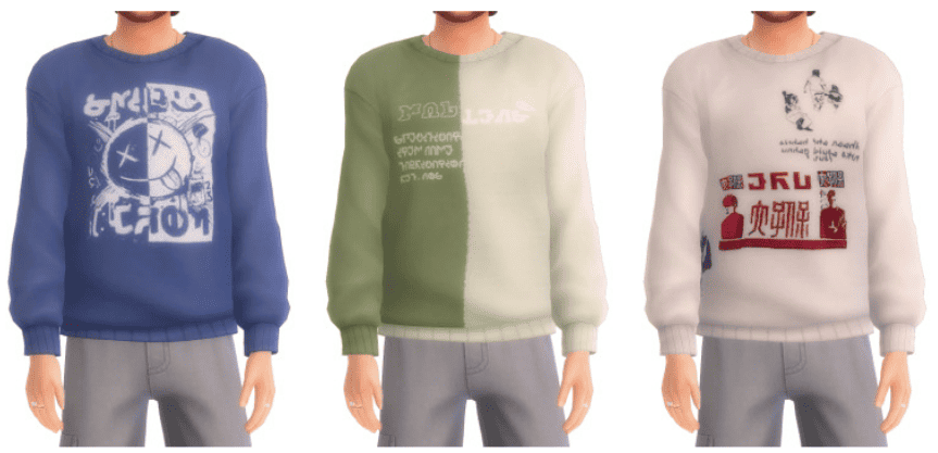 male clothes for sims 4