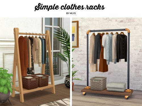 sims 4 clothes rack