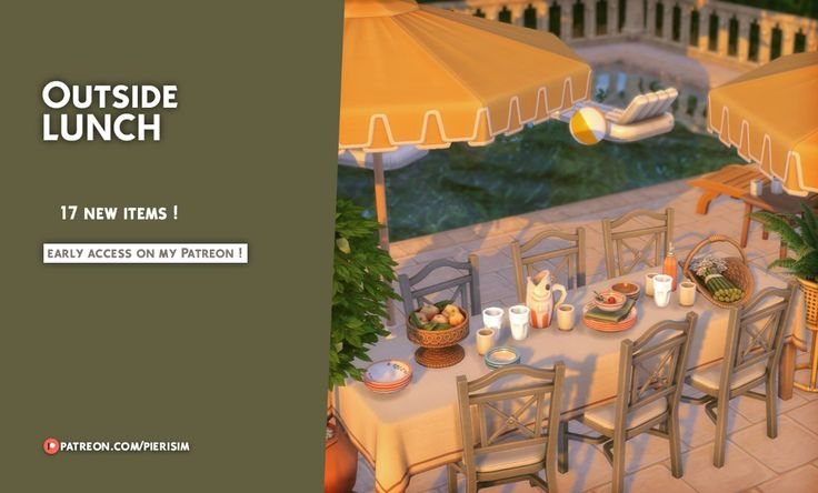 sims 4 dining room cc