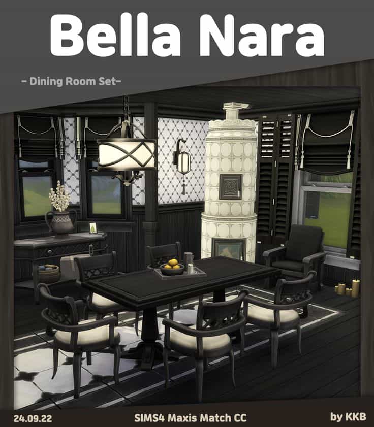 sims 4 dining room set