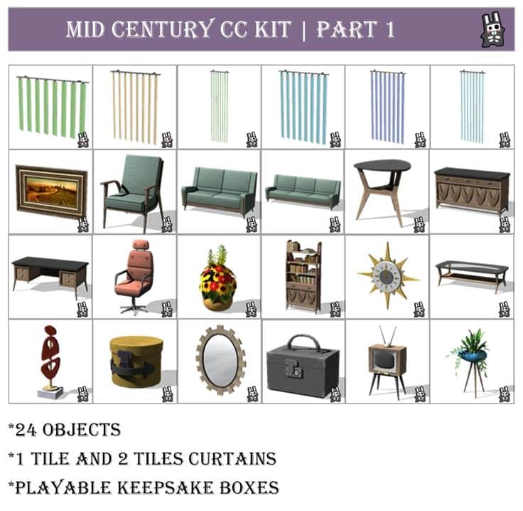 sims 4 furniture and decor cc pack