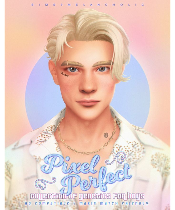 sims 4 male genetics cc