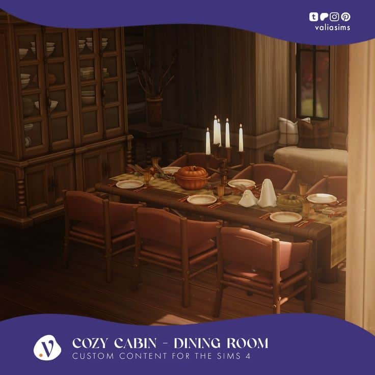 sims 4 maxis match dining cc