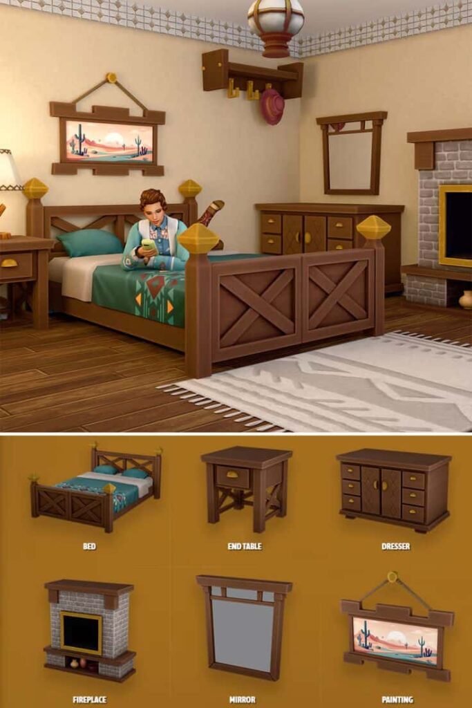sims 4 western furniture set