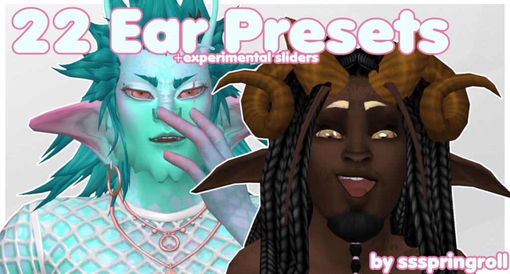 Sims 4 22 ear presets