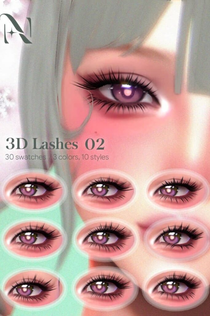 best sims 4 3d eyelashes
