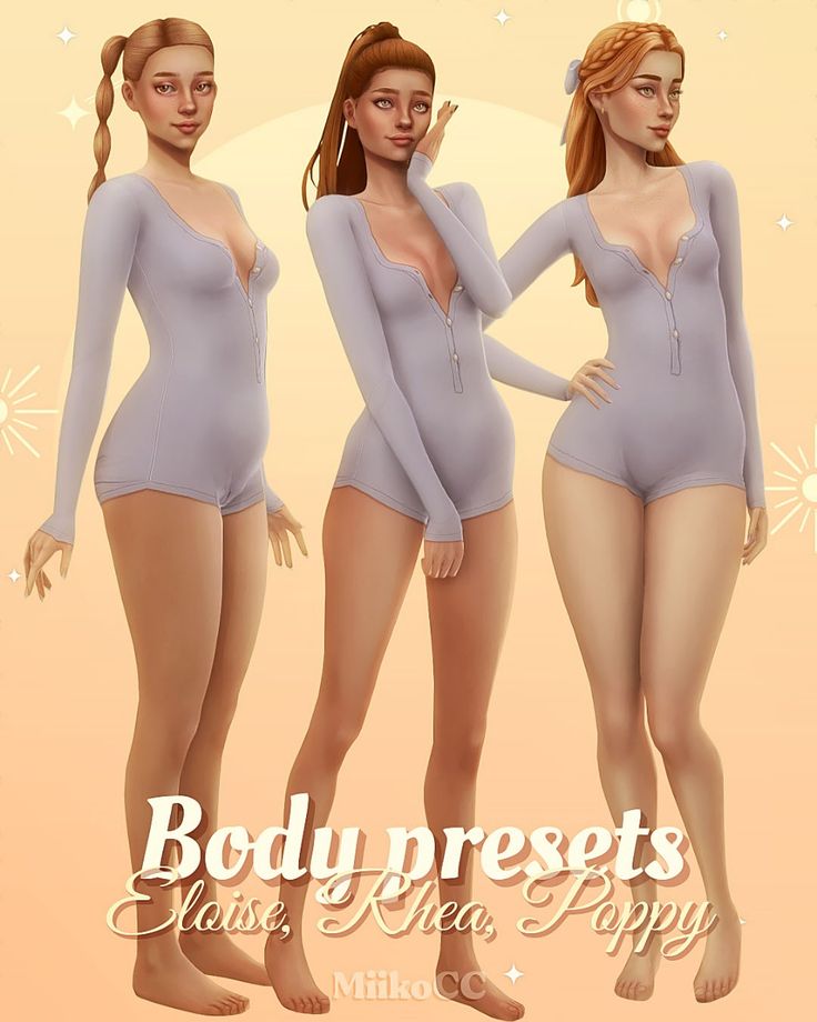 best sims 4 body presets cc