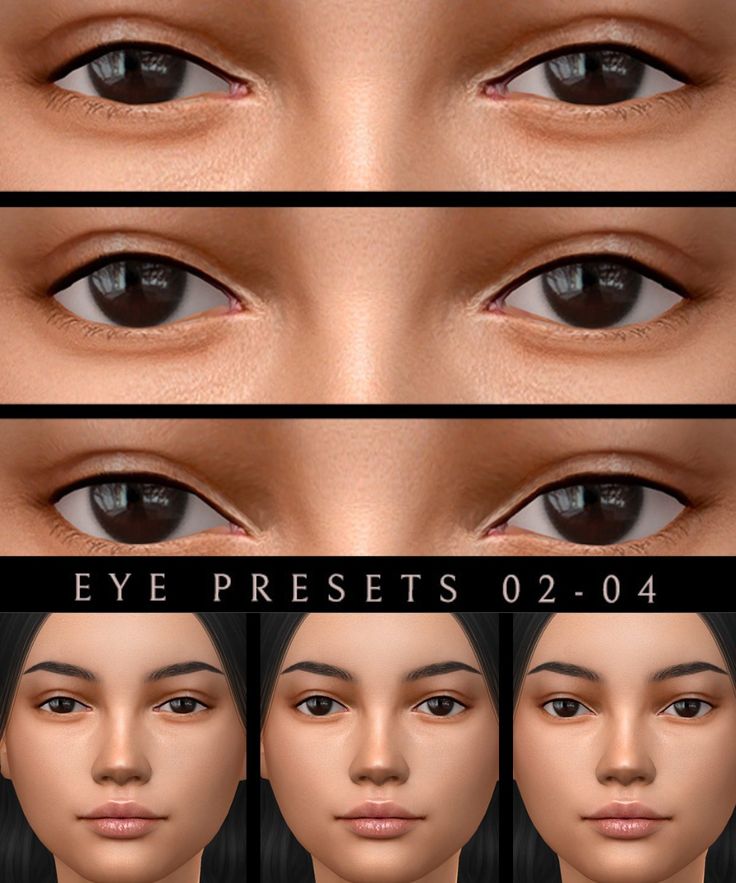 best sims 4 eye presets