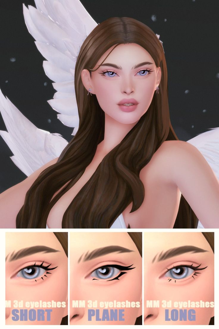35+ Stunning Sims 4 Eyelashes To Create A Lovely Sim