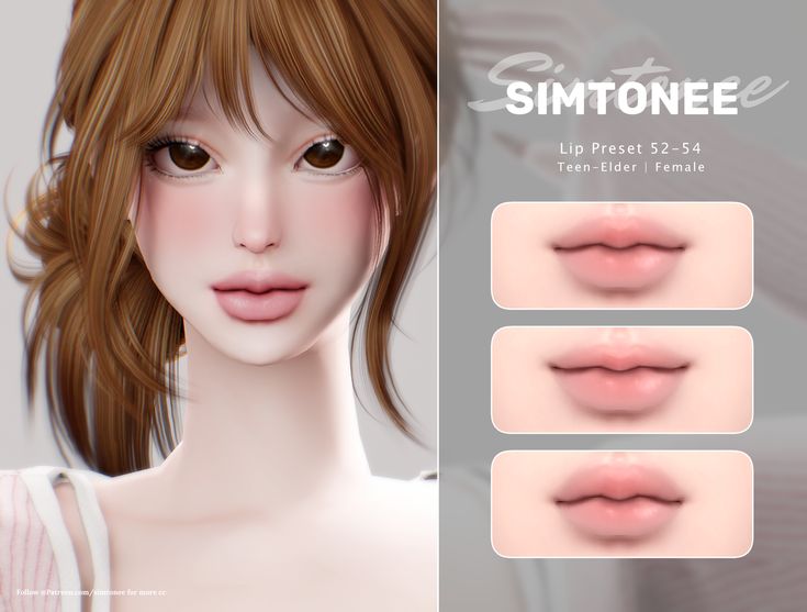 best sims 4 lip preset