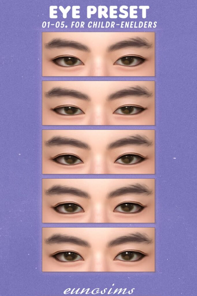 male eye presets sims 4