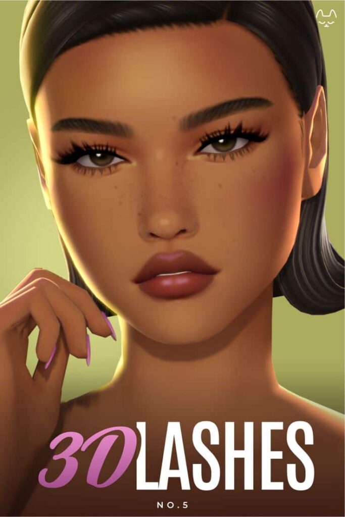 maxis match sims 4 3d eyelashes
