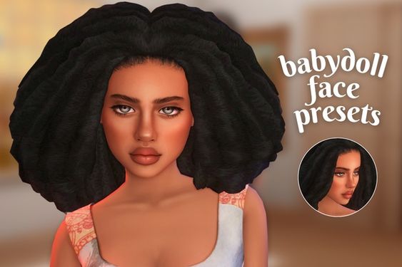sims 4 baby doll face presets