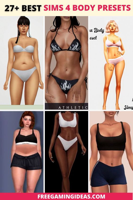 sims 4 body presets