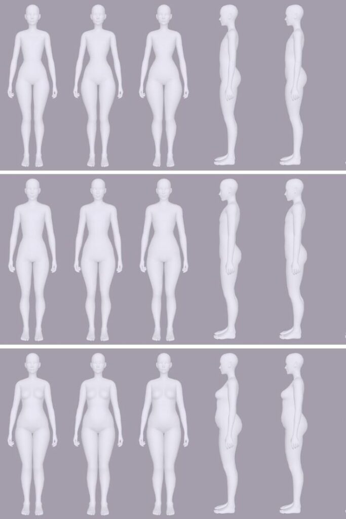 sims 4 body presets for female and male sims
