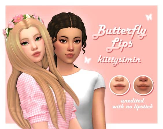 sims 4 butterfly lip presets