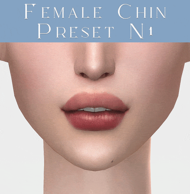 The Sims Resource Chin Preset Hq In 2022 Sims 4 Sims