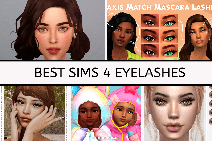 35+ Stunning Sims 4 Eyelashes To Create A Lovely Sim 