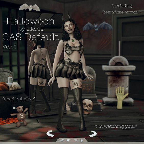 sims 4 halloween cas background