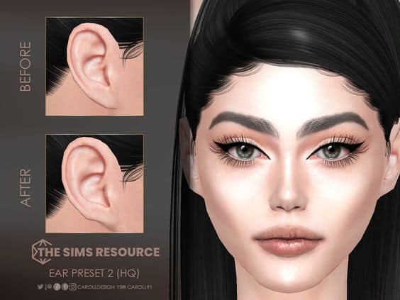 sims 4 medium sized ear presets