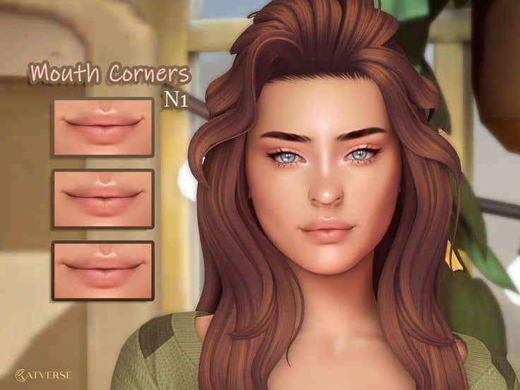 sims 4 mouth corners