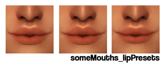 sims 4 mouth presets pack