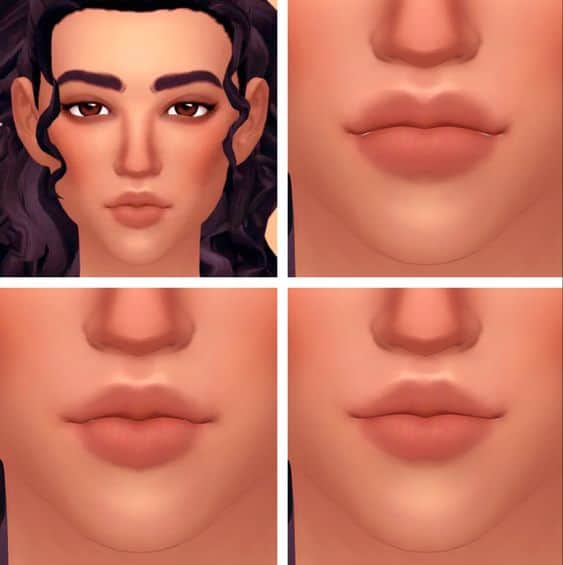 sims 4 simple lip presets pack