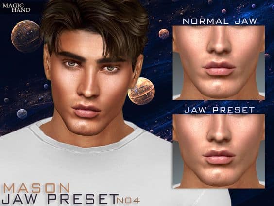 sims 4 strong jaw preset