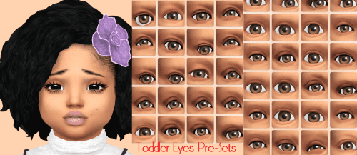 sims 4 toddler eye presets
