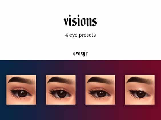 sims 4 visions eye presets