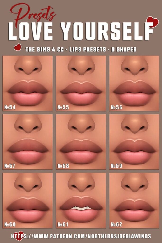 the sims 4 lips