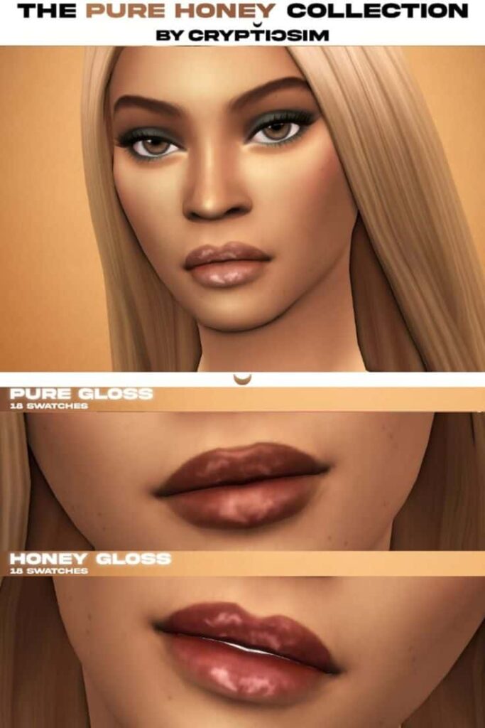 lip gloss cc sims 4
