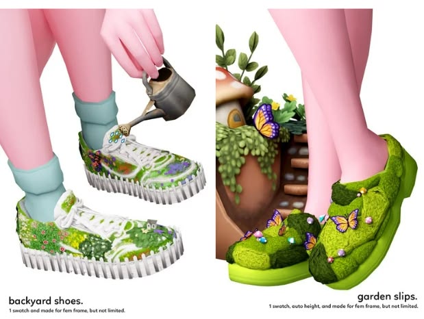sims 4 backyard shoes set